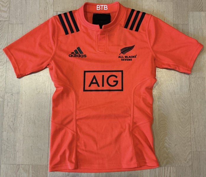 All Blacks Sevens 2017 Training Jersey Team Issue Size Mens Small Carousel 1