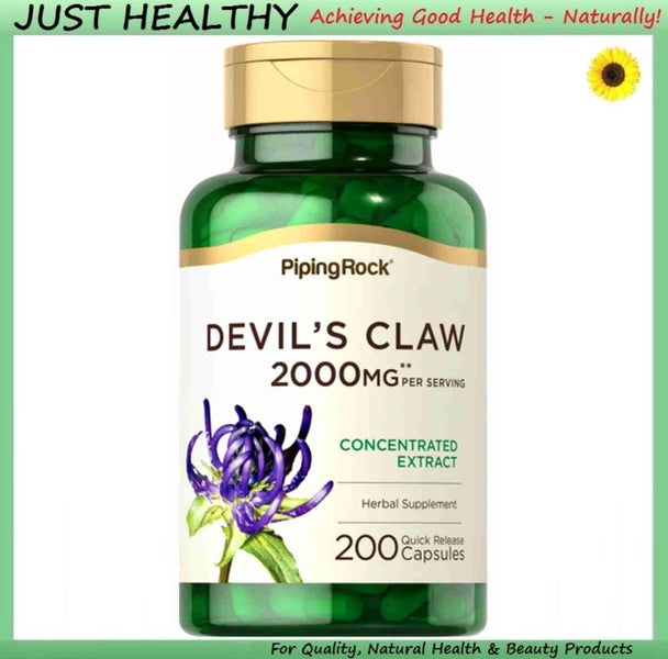 DEVIL'S CLAW 1000 MG per CAPSULE - 200 CAPS - JOINT HEALTH Carousel 1