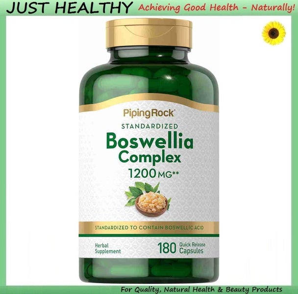 BOSWELLIA SERRATA COMPLEX 1200 mg - 65% BOSWELLIC ACID - ARTHRITIS SUPPORT x180 Carousel 1