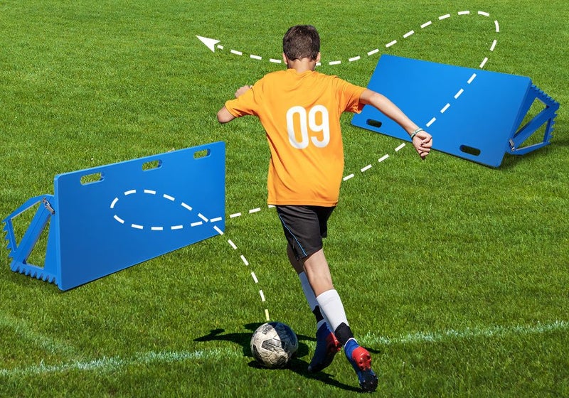 Soccer Ball Rebounder Board Sports Football Rebound 100x42cm Carousel 2