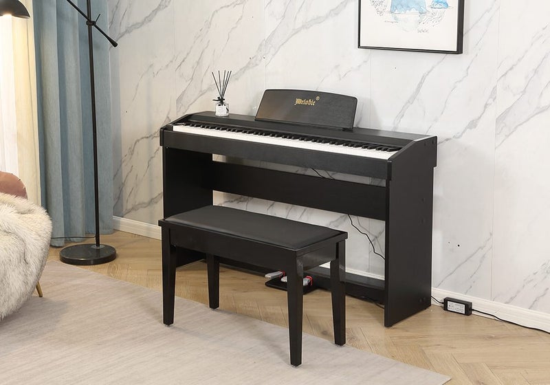 88-Key Weighted Electric Digital Piano Hammer Action Keyboard Carousel 2