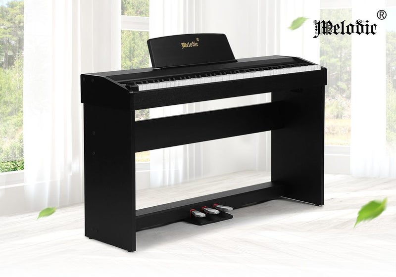88-Key Weighted Electric Digital Piano Hammer Action Keyboard Carousel 1