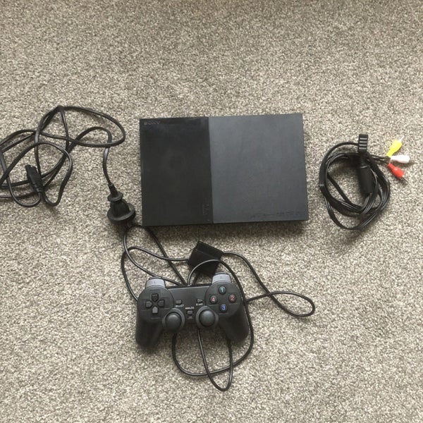 PlayStation 2 / PS2 Console. Sony PlayStation Slim Black PAL SCPH-90002 Carousel 1