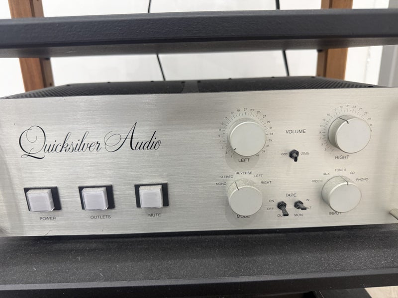 Quicksilver Audio Full Function Tube Preamplifier with Phono Input – Untested Carousel 1