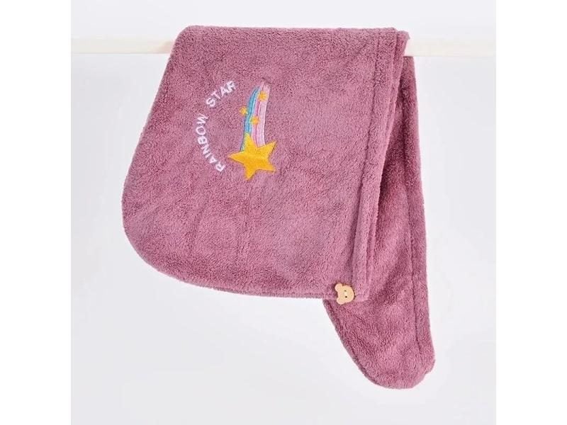 Coral Fleece Thickened Absorbent Hair Drying Cap For Bathroom Carousel 1