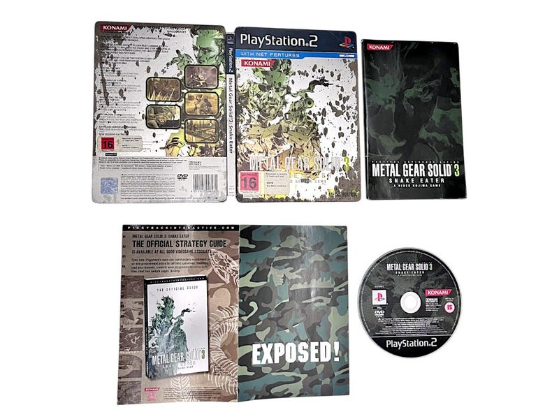 Metal Gear Solid 3: Snake Eater (PS2) STEELBOOK EDITION Carousel 1