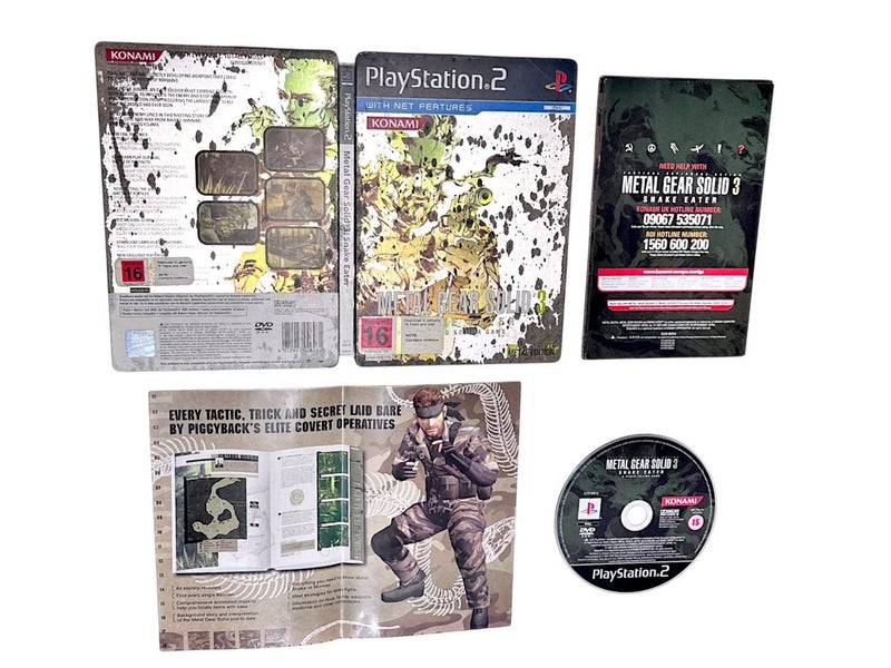 Metal Gear Solid 3: Snake Eater (PS2) STEELBOOK EDITION Carousel 2