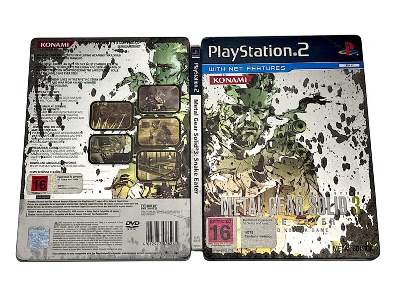Metal Gear Solid 3: Snake Eater (PS2) STEELBOOK EDITION Carousel 6