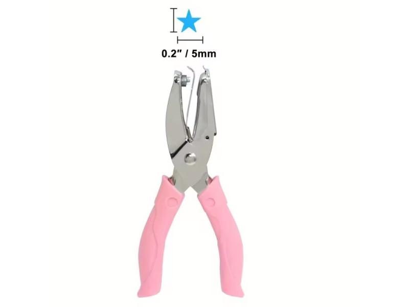 Single Hole Puncher For Scrapbooking - Heart Circle Shape Cutter Carousel 1