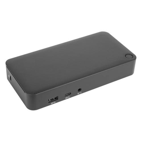 Targus DOCK310 USB-C & USB 3.0 Dual 4K DisplayLink Docking Station with 65W Carousel 1