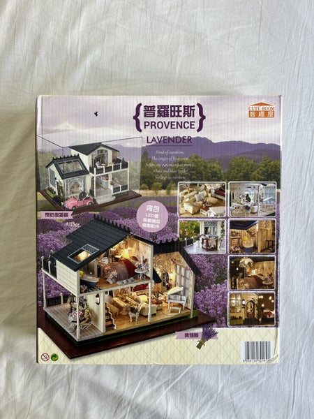 ** Cute Room - Provence Lavender DIY 3D Wooden Miniature Villa Dollhouse Kit ** Carousel 13