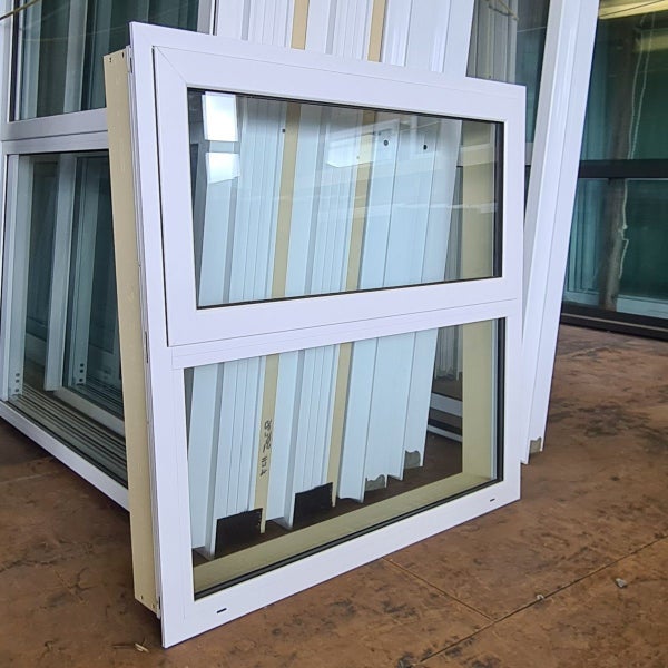 New Double Glazed Aluminium Window 900 x 900 | Arctic White Carousel 1