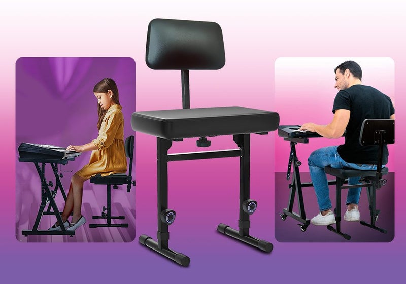 Keyboard Piano Stool Bench Chair Seat Carousel 1