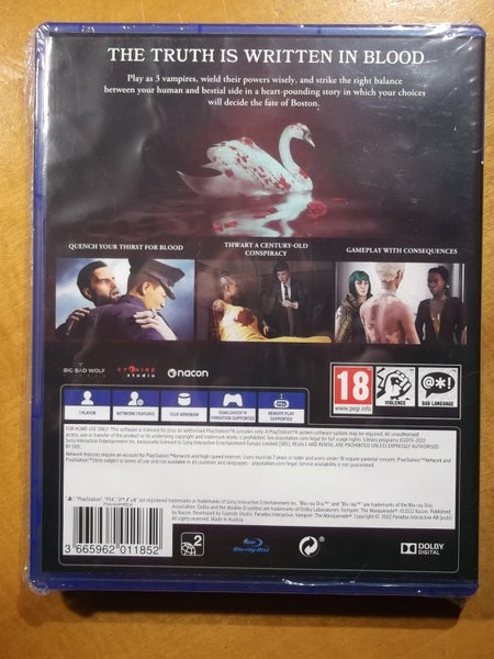 Vampire: The Masquerade - Swansong - PS4 Game - BRAND NEW SEALED Carousel 2