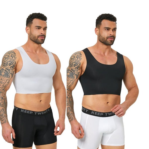 Men's Sleeveless Seamless Shaping Elastic Vest Carousel 2