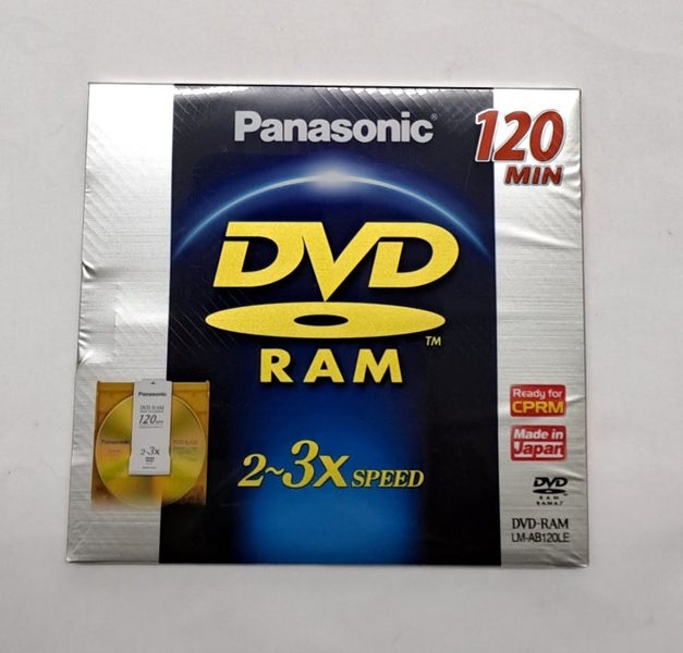 Panasonic DVD RAM - 2-3X Speed, 120min, 4.7GB, SP Mode / Type 2 (LM-AB120LE) Carousel 1