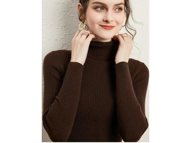Thermal Striped Long Sleeve Knitted Sweaters For Women Carousel 1