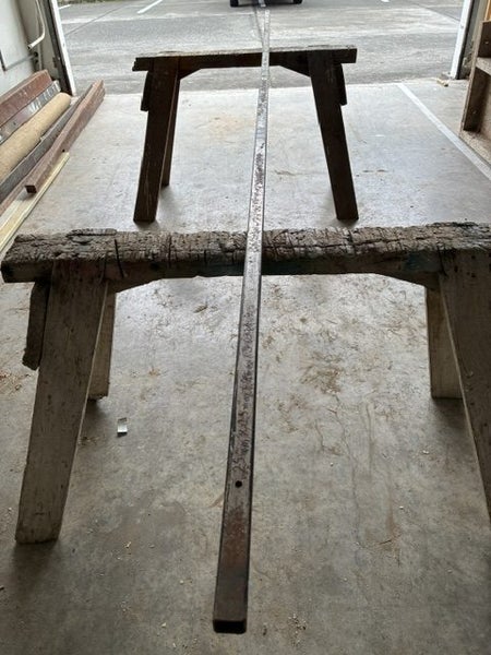 STEEL approximately 25mm x 25mm 2mm x 3.03M long. Carousel 2
