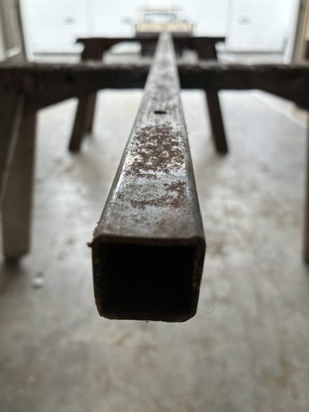 STEEL approximately 25mm x 25mm 2mm x 3.03M long. Carousel 3