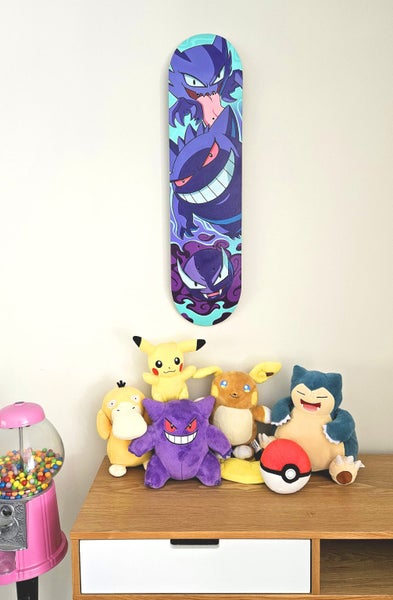 Gengar Pokemon Hand-Painted Art Deck Carousel 2