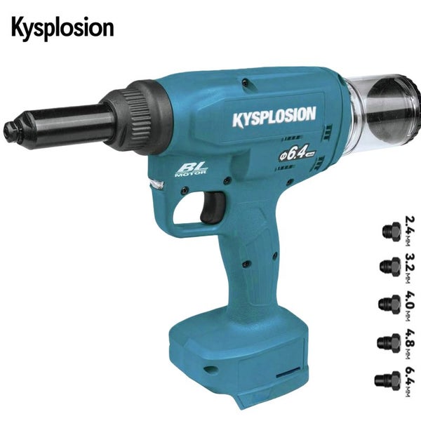 30mm Long Stroke 20KN Pull Force Brushless Rivet Gun For Makita Carousel 1