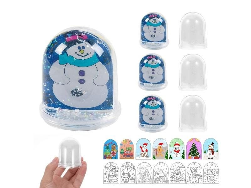DIY Christmas Snow Globe Photo Frame Craft Kit Carousel 2
