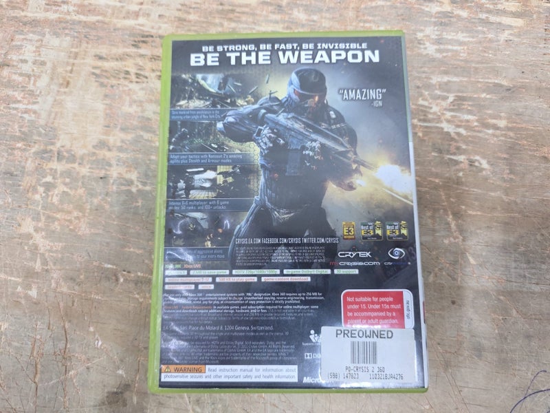 Crysis 2 – Xbox 360 Carousel 2