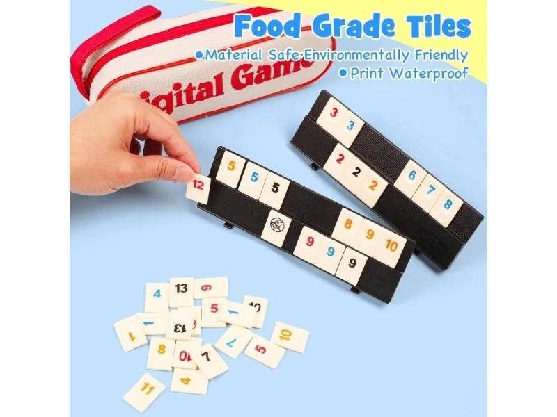 Travel Rummy Set Mahjong Chess Number Pairing Game Carousel 2