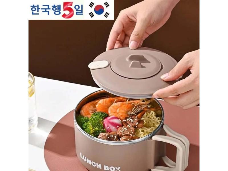 304 Stainless Steel Drainable Heatable Microwaveable Lunch Box Carousel 2