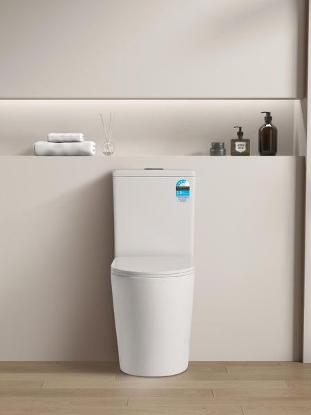 Compact Back to Wall Rimless Ceramic Toilet Set Carousel 1