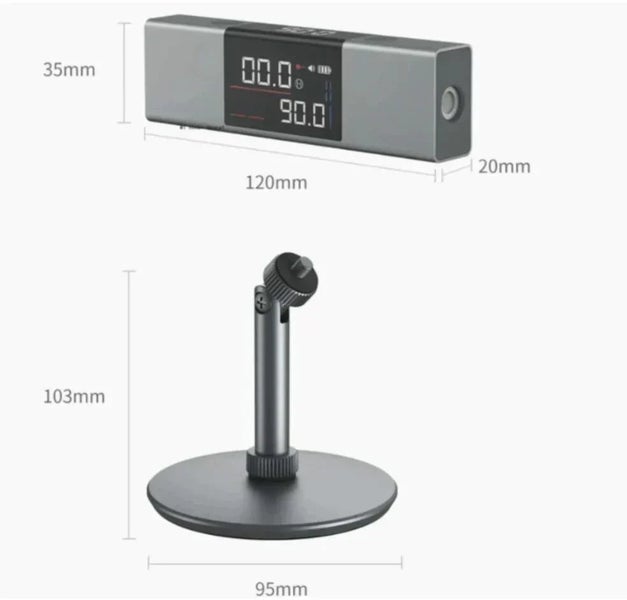 DESAFIONA Multifunction Laser Angle Ruler Protractor Carousel 6
