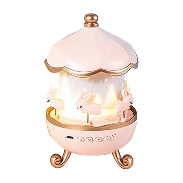DESAFIONA Films & Soothing Sounds Projector Night Lights for Kids Carousel 1
