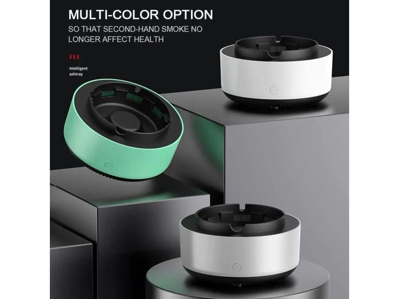 2 In 1 Smart Ashtray With Filter Timing And Auto Shut-off Carousel 2
