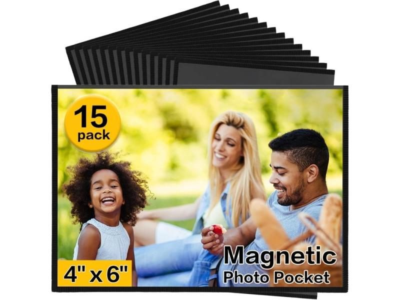 4X6 Inches Magnetic Photo Frame For Home School Office Carousel 2
