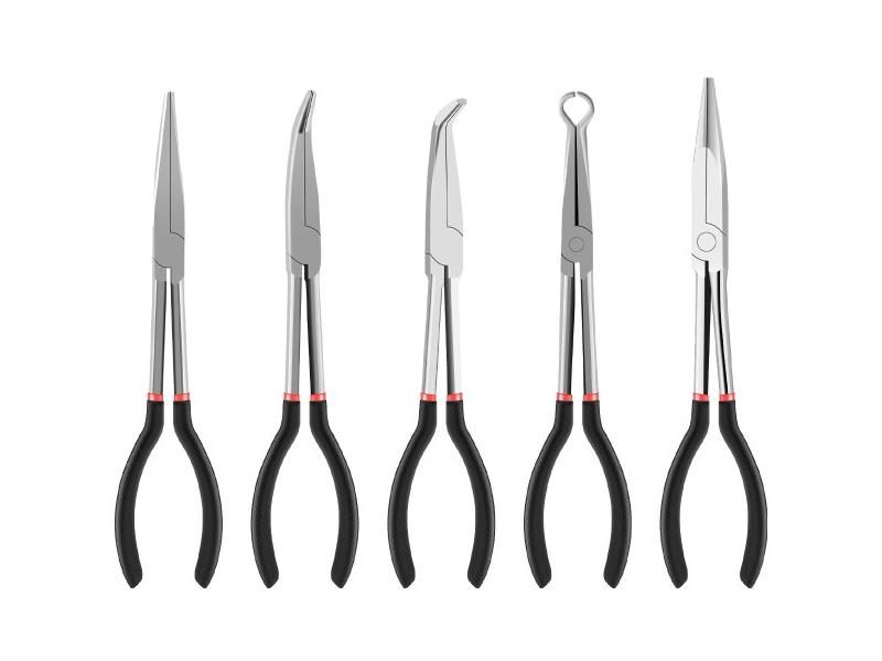 3/5Pcs Carbon Steel Needle Nose Pliers Set For Machinist Carousel 1
