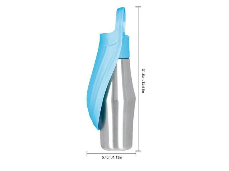 750ML Portable Pet Water Bottle Bowl For Dogs And Cats Carousel 1
