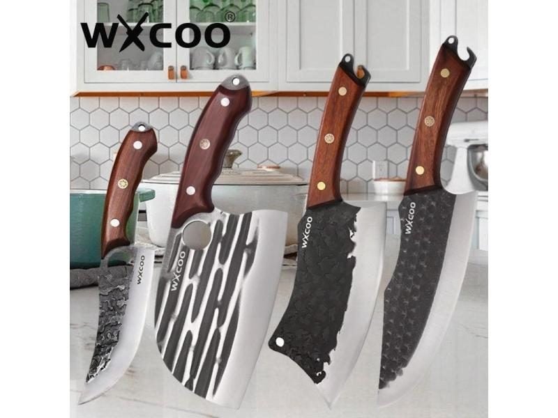 Butcher Boning Knife Wooden Handle Stainless Steel Utility Carousel 2