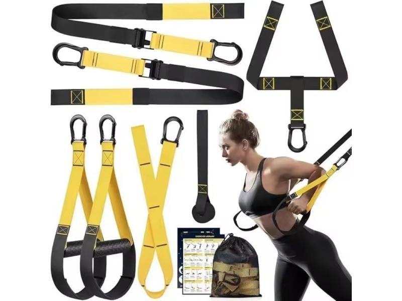 Suspension Training Belt Resistance Band Home Gym Equipment Carousel 2