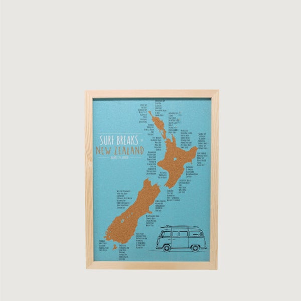 Moana Road - Surf Break Cork Map - Surf Breaks (A3) Carousel 1