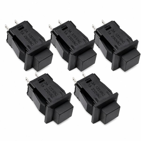5pc DS429 12mm Latching Push Button Switch ON/OFF Self-Locking Panel Mount468283748338913280