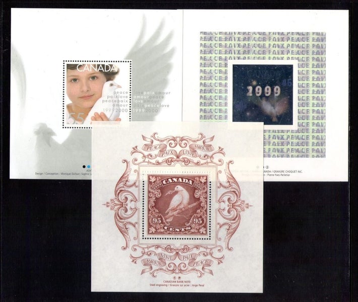 Canada - 1999 Millenium Miniature Sheet Set (3) - UHM - MS1948A Carousel 1