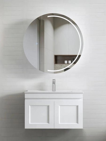 Hamptons Style Shaker Door Wall Hung Vanity - 100% Waterproof PVC Carousel 1