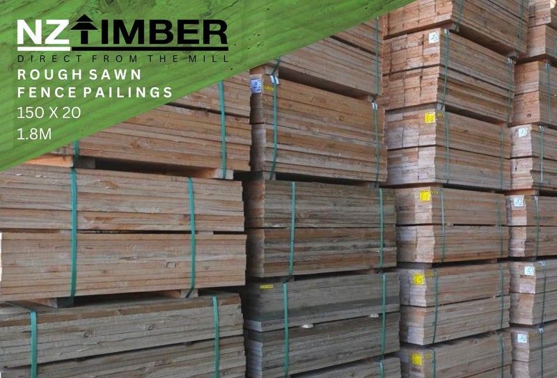 150x20 H3 RAD RS Pailings - 1.8m Lengths ($1.81 per metre) Carousel 1