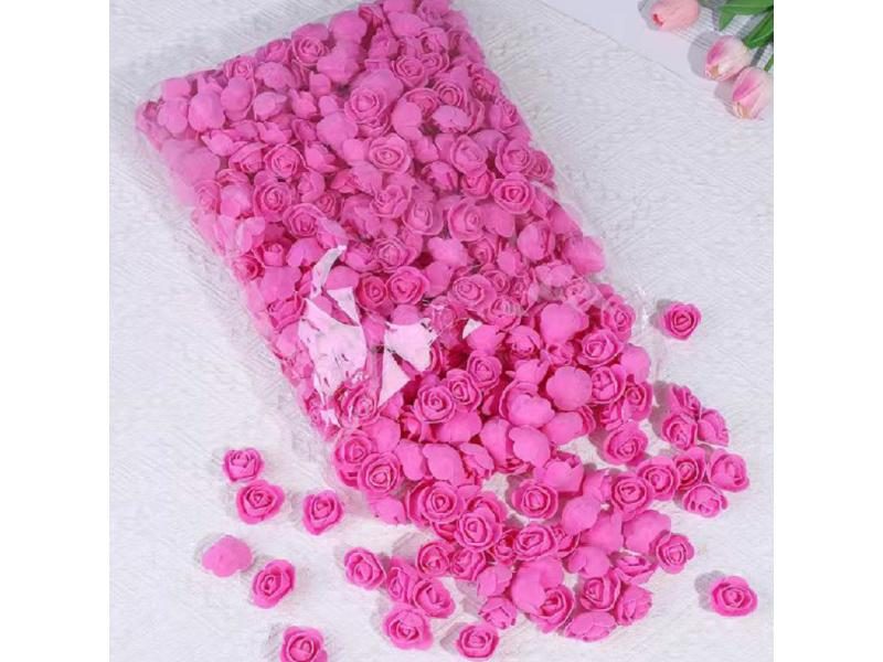 480-500pcs 3cm Mini PE Foam Rose For Wedding Decoration Carousel 1