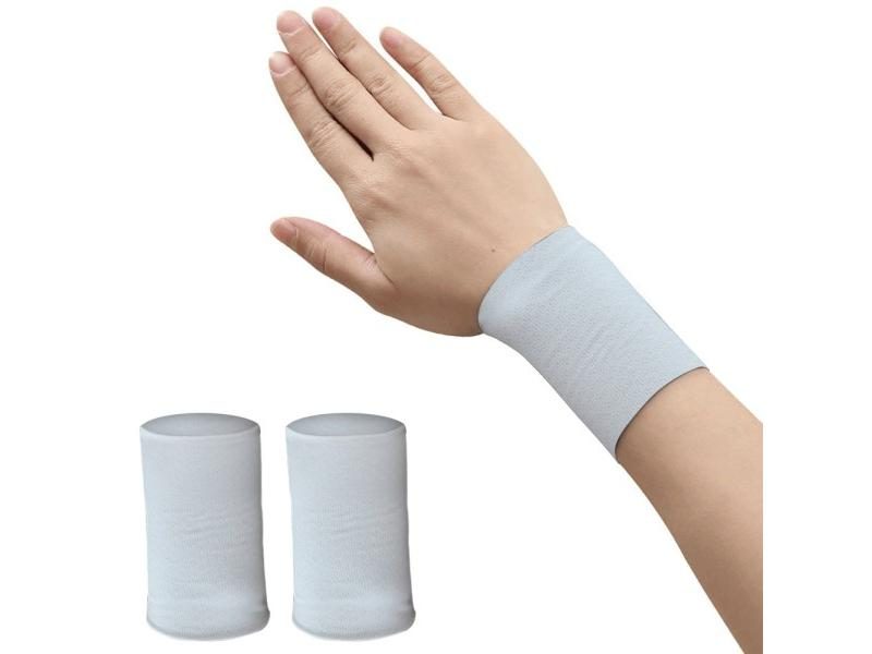 Elastic Breathable Cooling Sweat-absorbent Wristband For Sports Carousel 1