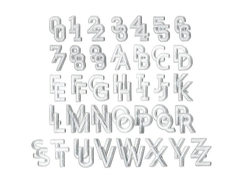 72pcs Iron On Alphabet And Number Patches For Clothes Carousel 2