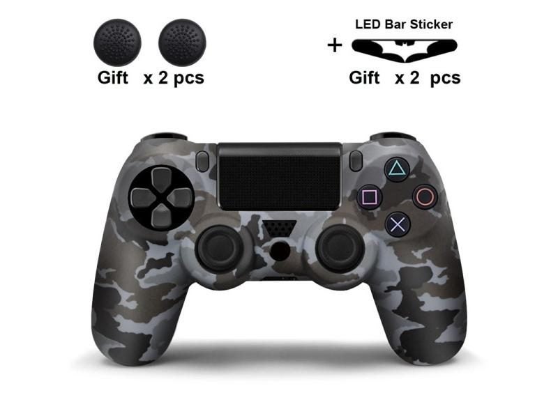PS4 Controller Silicone Case With 2 Thumbstick Grips Caps Carousel 1