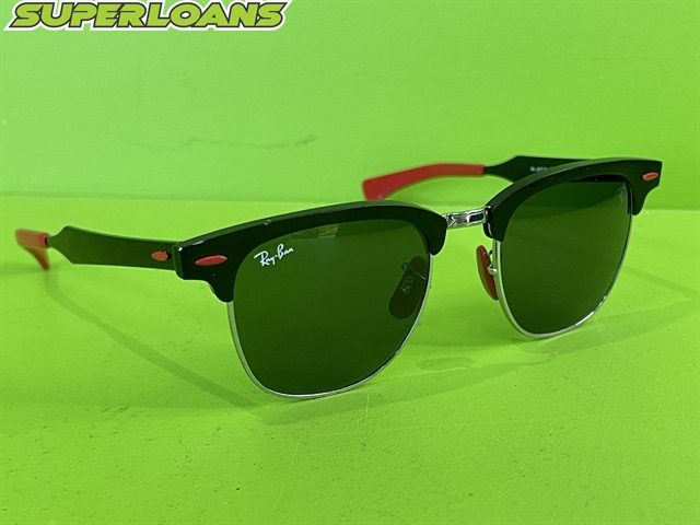 ** FERRARI RAYBANS SUNGLASSES + CASE ** Carousel 2