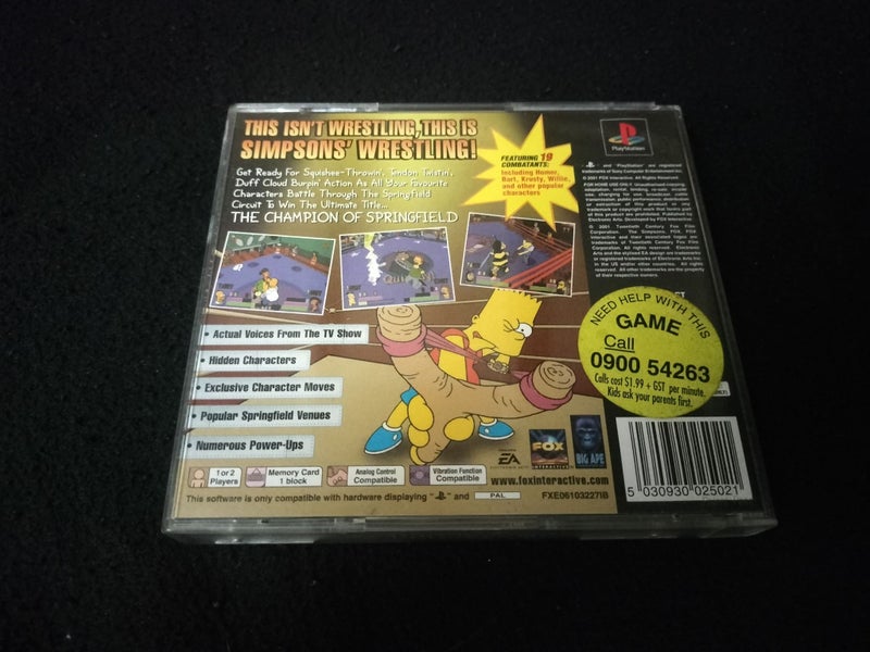 Simpsons Wrestling PS1 Carousel 2