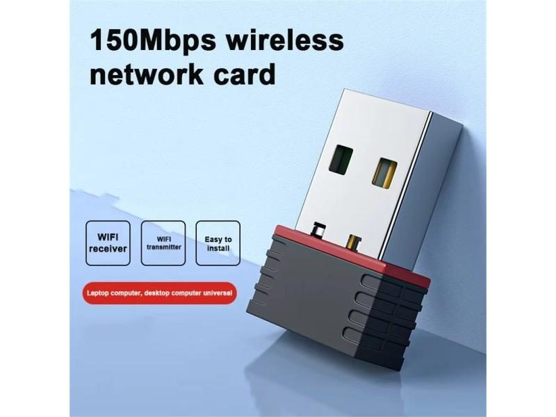 Mini USB Wireless Adapter 150Mbps For PC Desktop Carousel 1